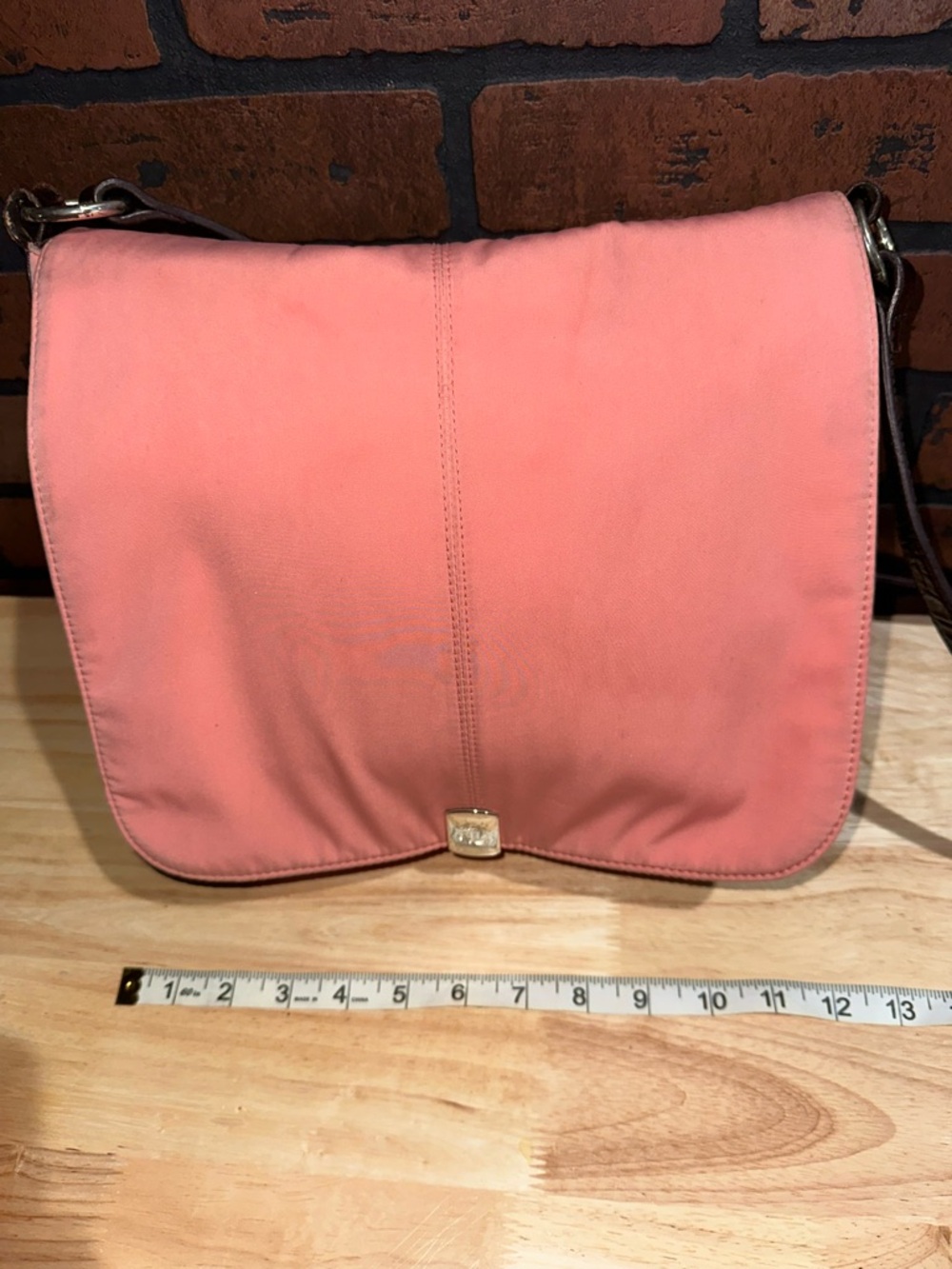 Ralph Lauren Coral Pink Shoulder Crossbody Bag - Picture 9 of 14